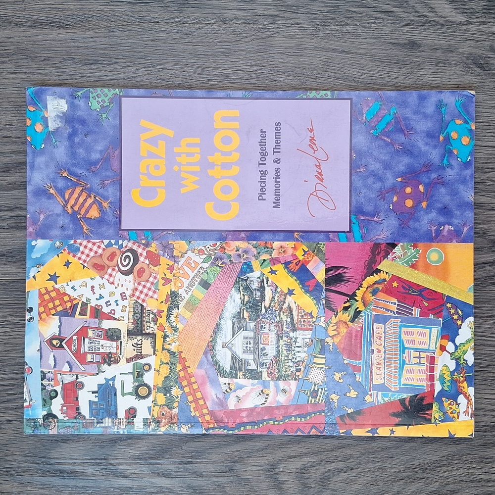 ✳️2 for $14✳️ Crazy With Cotton Quilt Book